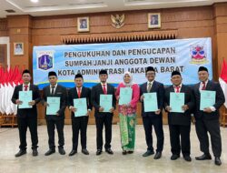 Dewan Kota Jakarta Barat Masa Bakti 2024-2029 Dikukuhkan.