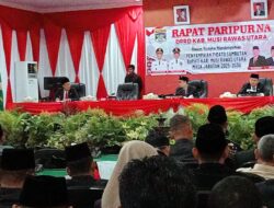 Bupati H Devi Suhartoni Sampaikan Pidato di Paripurna DPRD Muratara