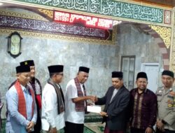 Ketua Tim Safari Ramadhan Tanah Datar Anton Yondra Kunjungi Masjid Ridha,