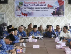 Pj Bupati Empat Lawang Membuka Acara Konsultasi Publik Rancangan Awal RKPD Tahun 2026