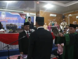 Paripurna Pengambilan Sumpah PAW Anggota DPRD Empat Lawang Isnaini Kasmir