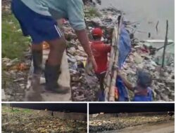 DLH Sumenep Beraksi! Tumpukan Sampah  Di Minian Tambak Garam dan Pinggir Jalan Lingkar Timur, Bersih Tuntas