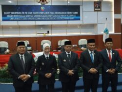 Bupati Lahat H.Bursah Zarnubi Sampaikan Visi Misi di Paripurna DPRD