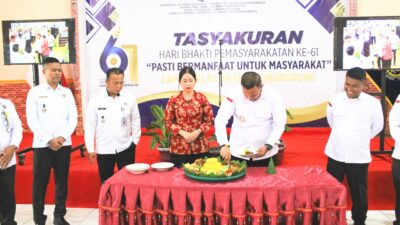 Lapas Siborongborong Gelar Tasyakuran Hari Bakti Pemasyarakatan ke-61