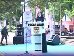 Wakil Wali Kota Pagar Alam Hj Bertha Tutup Bazar dan Pentas Seni Besemah Expo ke-XXI