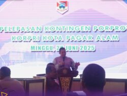 Pelepasan Kontingen Atlet Korpri Pagar Alam Akan Mengikuti Proprov ke Palembang