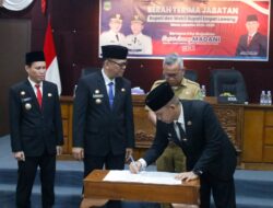 Serah Terima Jabatan Bupati dan Wakil Bupati Serta Sekda Empat Lawang