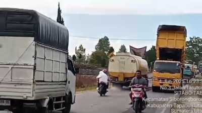 Perbaikan Jalan Siborongborong–Tarutung Tanpa Rambu: BPJN Dinilai Lalai, Picu Kemacetan dan Bahayakan Nyawa Pengendara
