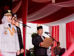 Bupati Hj. Musi Rawas Ratna Machmud Menjadi Inspektur Pengibaran Bendera Merah Putih Proklamasi HUT RI ke- 80