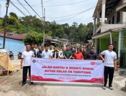 Rutan Tarutung Gelar Fun Walk dan Bakti Sosial Sambut HUT RI ke-80