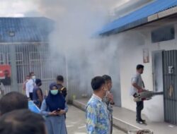 Fogging di Rutan Tarutung, Cegah Penyebaran DBD