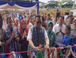 Bupati Empat Lawang Joncik Muhammad Resmikan Sekolah Rakyat