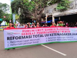 Buruh “Tagih Janji” di Istana: Desak Negara Kembali ke Rakyat dan Naikkan Upah Minimum Rp7,1 Juta