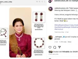 WOW! Perhiasan Iriana Jokowi Tembus Rp 3 Miliar, Netizen: Mana Kesederhanaannya?