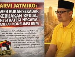 Arvi Jatmiko: WFH Bukan Sekadar Kebijakan Kerja, Ini Strategi Negara Menekan Konsumsi BBM