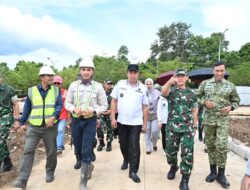 Wali Kota Ludi Oliansyah Dampingi Pangdam II/Sriwijaya Tinjau Pembangunan SMA Taruna Nusantara