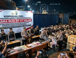Polisi Bongkar Sindikat Ekspor Motor Ilegal, Kerugian Negara Tembus Rp177 Miliar