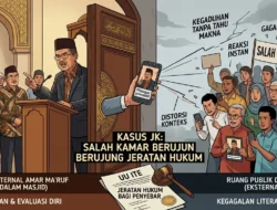 Salah Kamar di Kasus JK: Kegaduhan Akibat Gagal Membedah Ruang