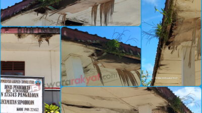 Bangunan SDN 175743 Pangaloan Memprihatinkan, Dana BOS Pemeliharaan Dipertanyakan