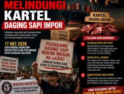 KEBIJAKAN DISKRIMINATIF TERUS MELINDUNGI KARTEL DAGING SAPI IMPOR