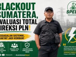 DPN SPEDA Desak Evaluasi Total Direksi PLN Usai Blackout Sumatera