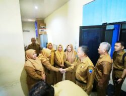 Sekda Lahat Dr.Ir.H.Izromaita Melakukan Sidak ke 12 Bagian di lingkungan Sekretariat Daerah