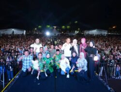 Artis Virgoun dan NDX A.K.A Meriahkan Malam Puncak Hari Jadi Kabupaten Lahat ke-157