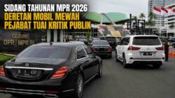 Saat Rakyat Berjuang, Mobil Miliaran Pejabat Padati Sidang Tahunan MPR 2026