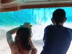 Bus Rombongan Warga Pati Dilempari Batu saat Menuju Jakarta