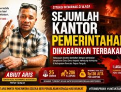 Situasi Memanas di Ilaga, Sejumlah Kantor Pemerintahan Dikabarkan Terbakar