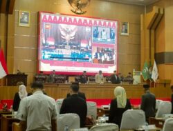 Rapat Paripurna DPRD Musi Rawas Mendengarkan Pidato Kenegaraan Presiden RI HUT RI ke-81
