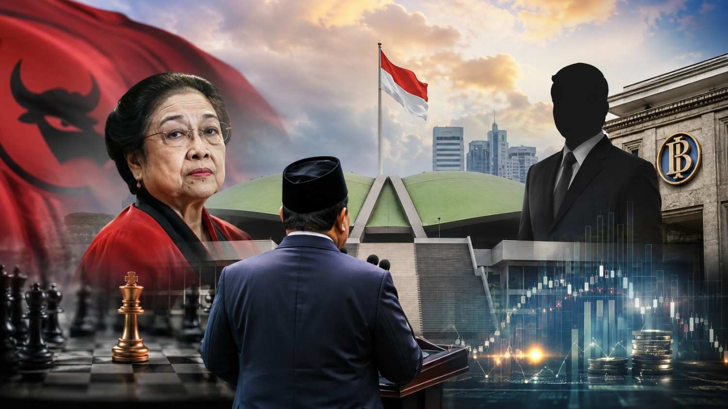ANALISIS : Jelang Pidato Kenegaraan, Peta Politik Memanas; PDIP di Luar Pemerintahan hingga Calon Gubernur BI