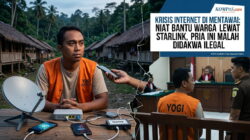 Krisis Internet di Mentawai: Niat Bantu Warga, Pria Ini Didakwa Ilegal