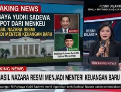 Breaking News! Purbaya Kena Reshuffle, Diganti Suahasil Nazara