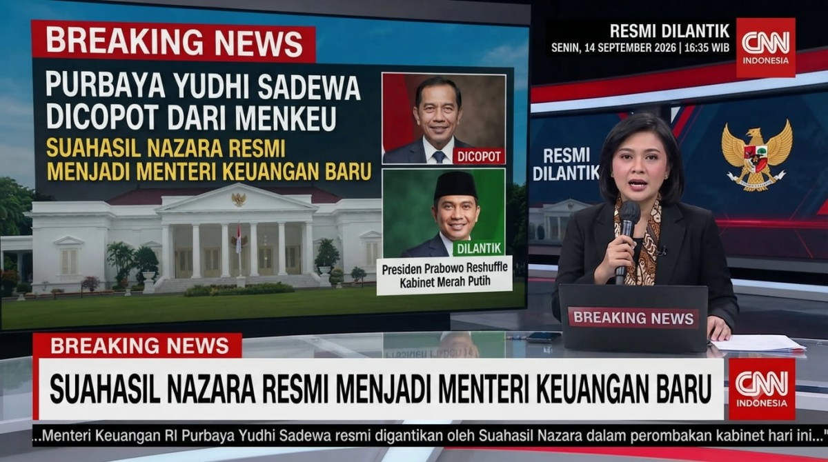 Breaking News! Purbaya Kena Reshuffle, Diganti Suahasil Nazara