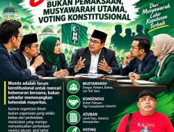 Musda VII MD KAHMI Medan: “Consensus” Bukan Pemaksaan, Musyawarah Utama, Voting Konstitusional