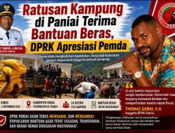 Ratusan Kampung di Paniai Terima Bantuan Beras, DPRK Apresiasi Pemda