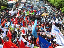 50 Ribu Buruh Bergerak di Jakarta, Polisi Siapkan Rekayasa Lalu Lintas
