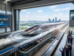 Pecahkan Rekor! China Sukses Kembangkan Kereta Maglev: Kecepatan 800 KM Per Jam