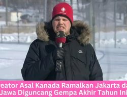 Kreator Asal Kanada Ramalkan Jakarta dan Jawa Diguncang Gempa Akhir Tahun Ini