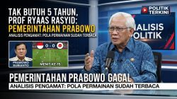 Tak Butuh 5 Tahun, Prof Ryaas Rasyid: Pemerintahan Prabowo Gagal