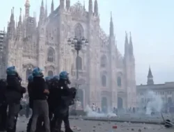 Kerusuhan Milan Memasuki Hari Kedua, Lebih dari 60 Demonstran Diamankan