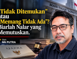 “Tidak Ditemukan” atau “Memang Tidak Ada”? Biarlah Nalar yang Memutuskan
