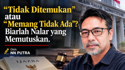 “Tidak Ditemukan” atau “Memang Tidak Ada”? Biarlah Nalar yang Memutuskan